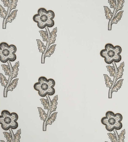 Tashas Trip Fabric by Christopher Farr Cloth Charcoal