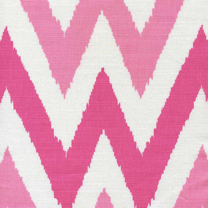 Tashkent II Small Scale Pink Light Pink fabric by Quadrille