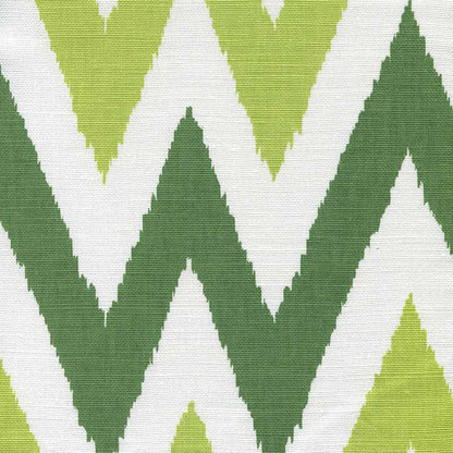 Tashkent II Small Scale Green Grass Green fabric by Quadrille