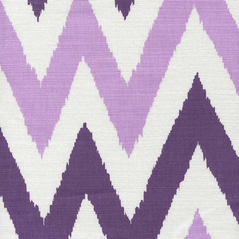 Tashkent II Small Scale Purple Lilac fabric by Quadrille