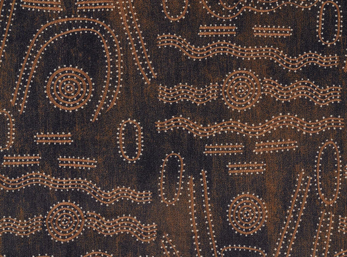 Tasmania Broadloom Carpet by Pierre Frey in Ebène (FT300001)