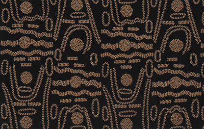 Tasmania Fabric by Pierre Frey in Ebène (F3021002)