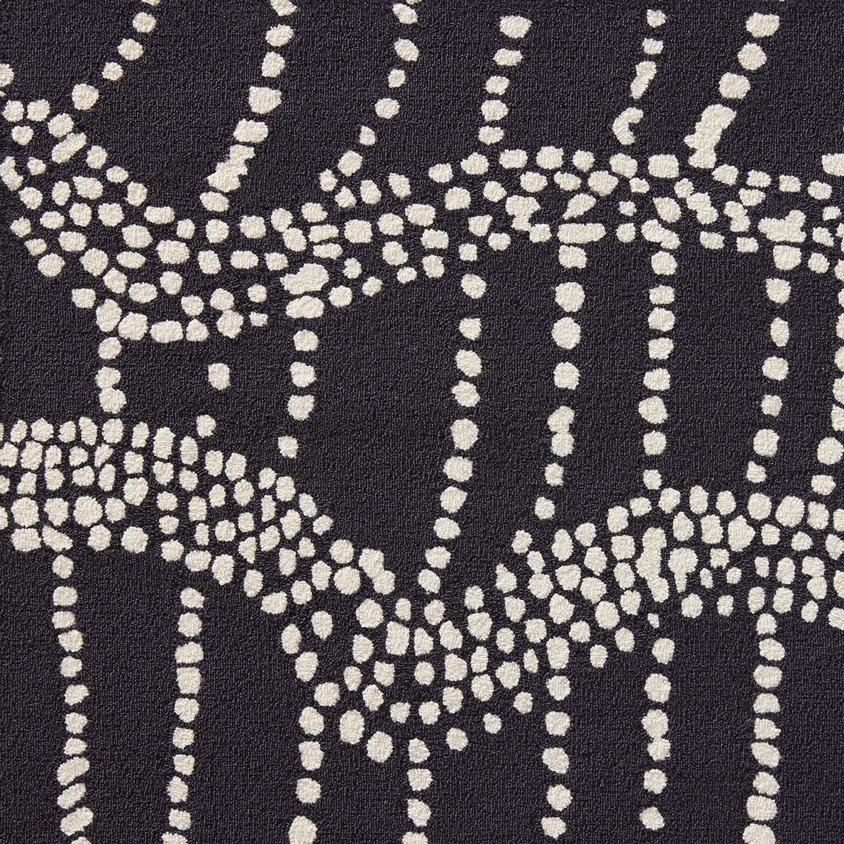 Tasmania Rug by Pierre Frey in Noir/Blanc (FT115001)