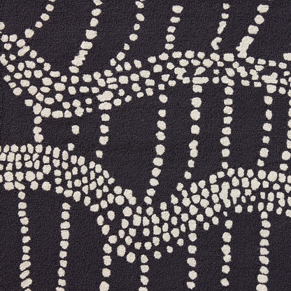 Tasmania Rug by Pierre Frey in Noir/Blanc (FT115001)