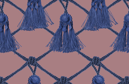 Tassels Pink Delight wallpaper by Rebel Walls