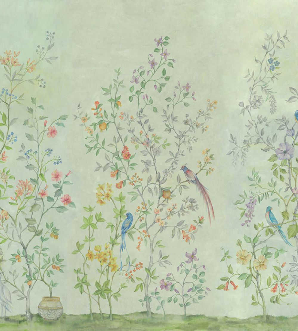 Tea Garden Mural by Coordonne Green