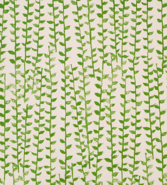 Tea Trail Fabric by Christopher Farr Cloth Green