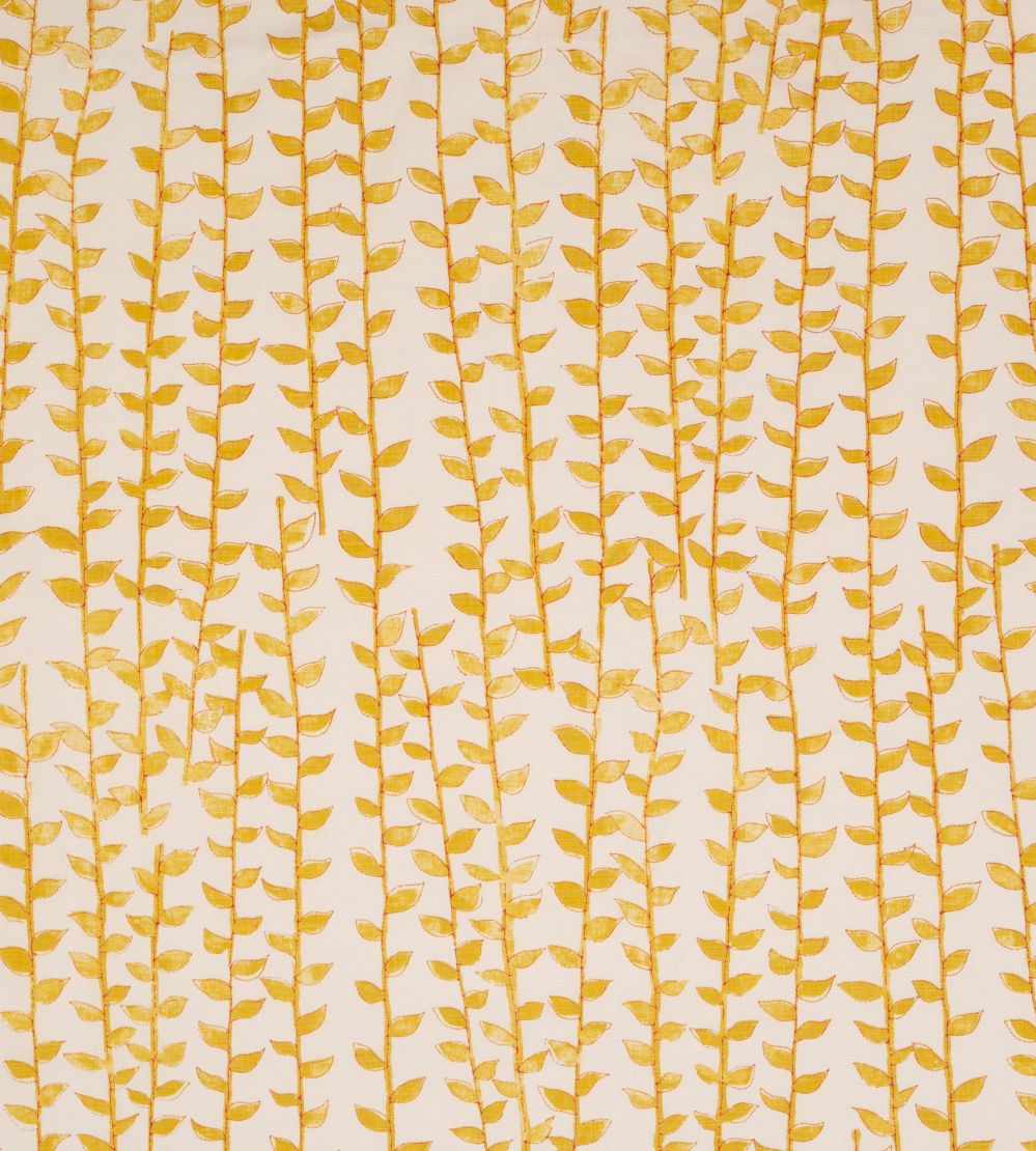 Tea Trail Fabric by Christopher Farr Cloth Lemon