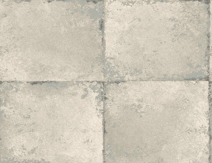 Tectoria contract wallcovering by Coordonné in White/Grey 64986508, flat pattern view