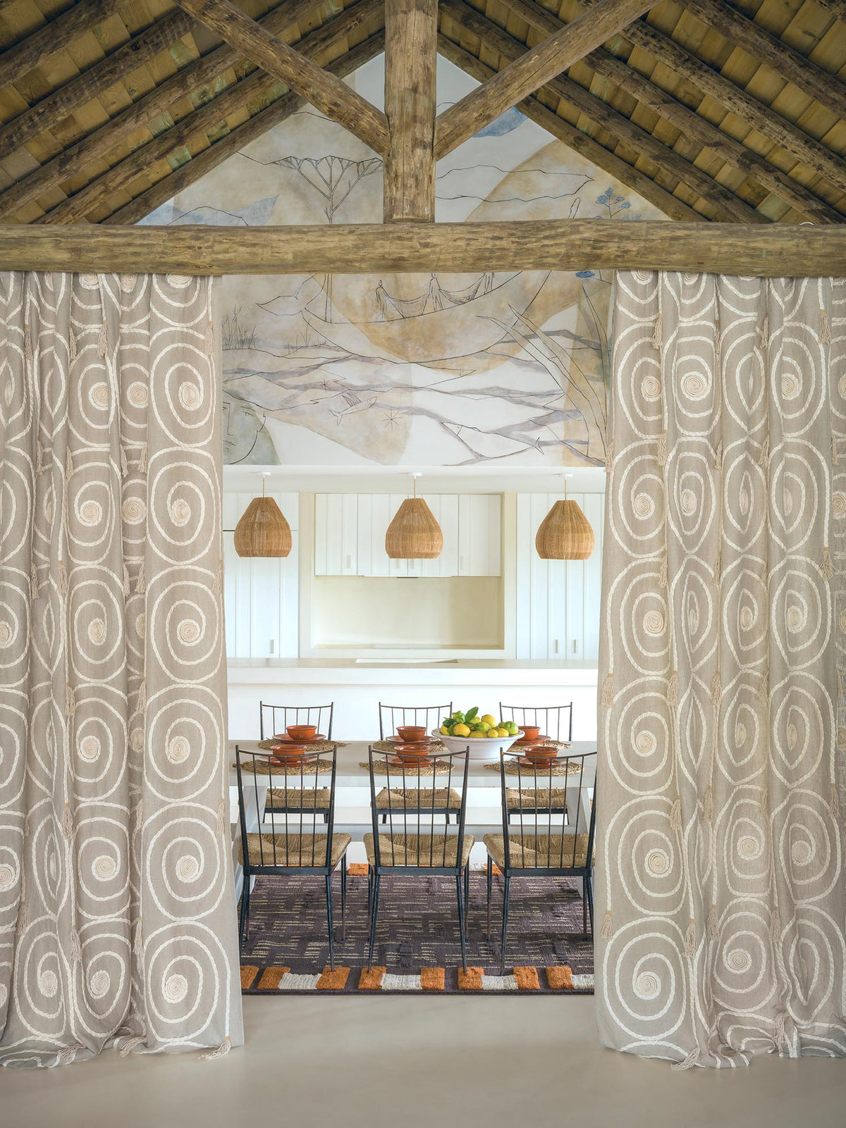 Temoe Fabric by Pierre Frey shown in a room setting (view 1)