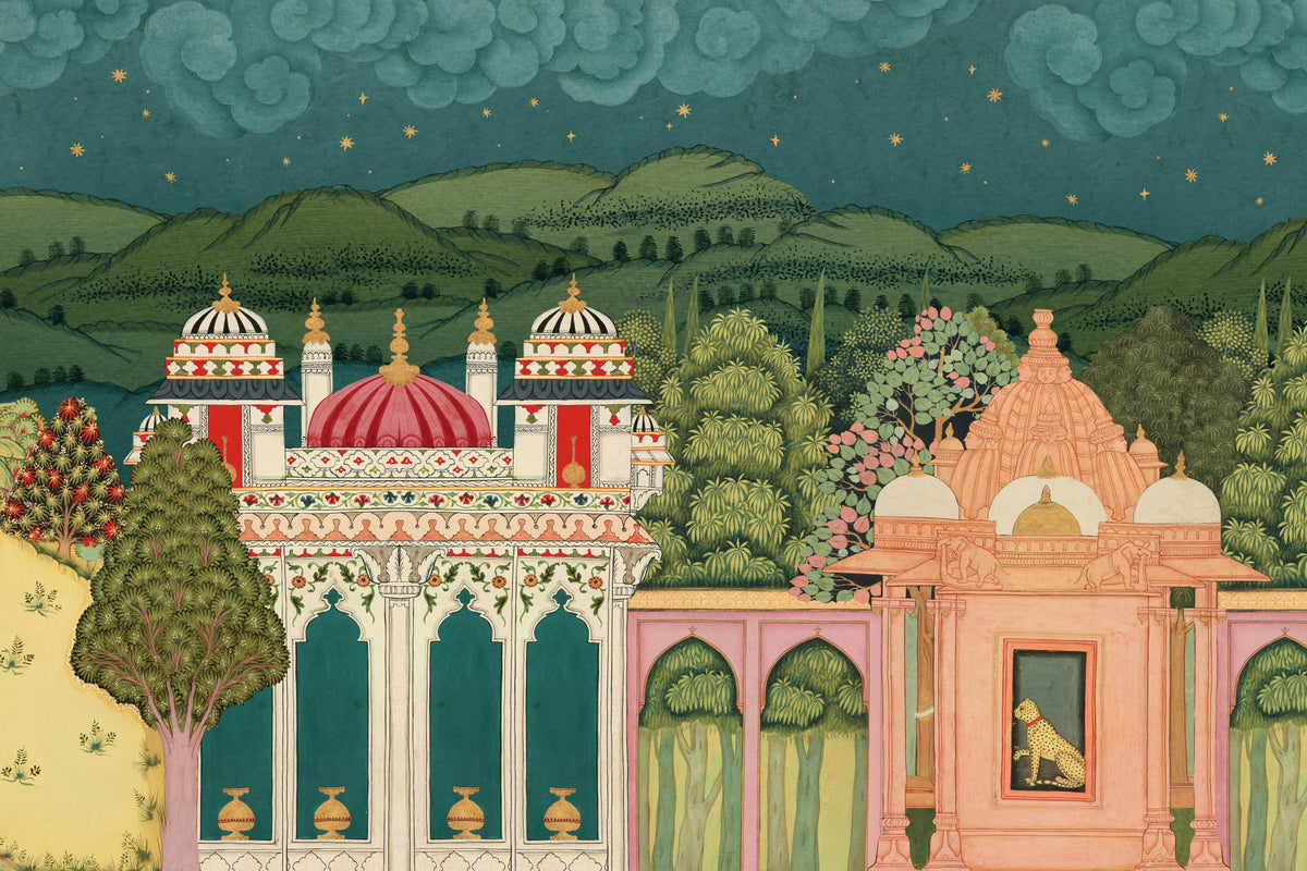 Temple Valley Original mural by Hovia