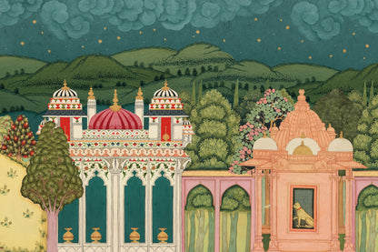 Temple Valley Original mural by Hovia