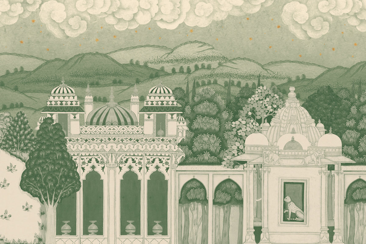 Temple Valley Green mural by Hovia