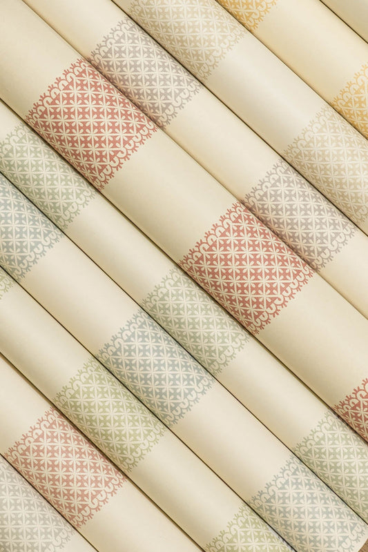 Templeton Stripe Wallpaper by Jean Monro in Moss Green