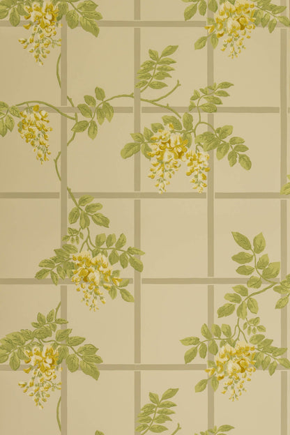 Templeton Trellis Wallpaper by Jean Monro in Buttermilk