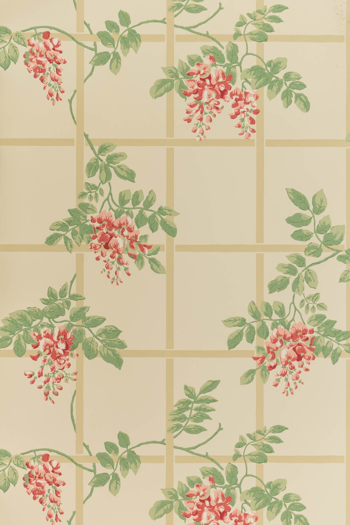 Templeton Trellis Wallpaper by Jean Monro in Coral