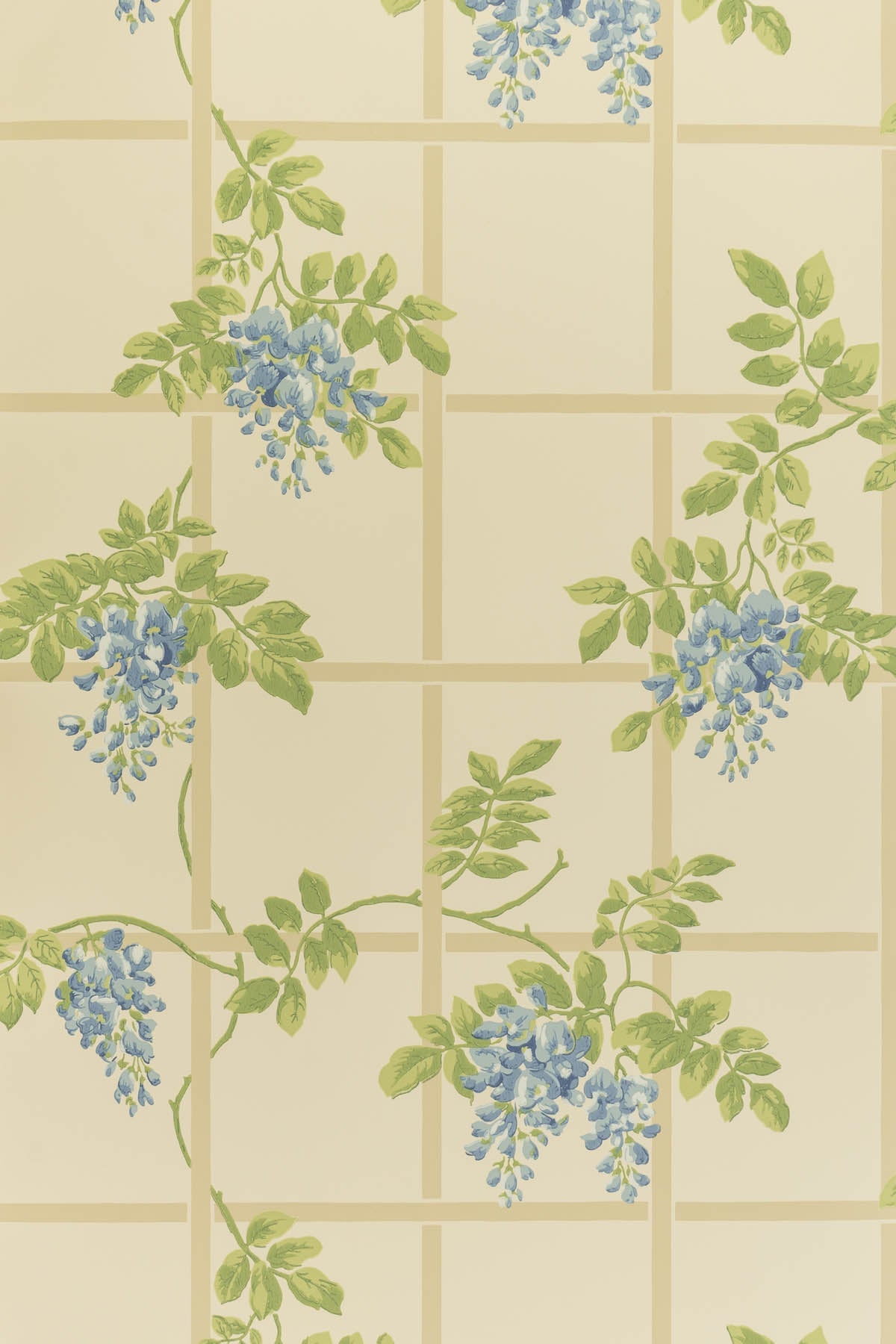 Templeton Trellis Wallpaper by Jean Monro in True Blue