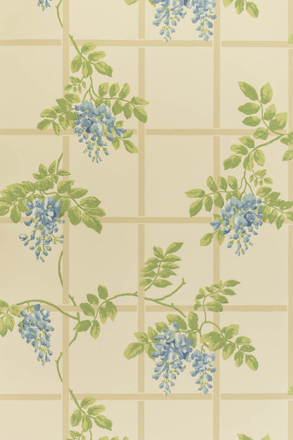 Templeton Trellis Wallpaper by Jean Monro in True Blue
