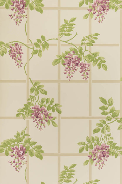 Templeton Trellis Wallpaper by Jean Monro in Wisteria