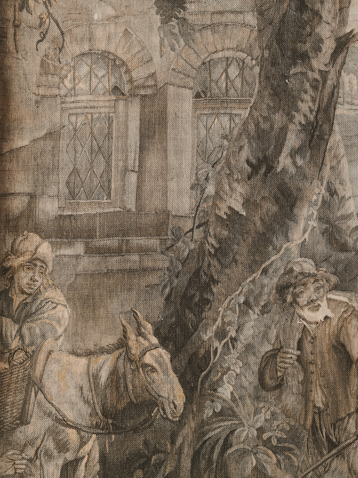Teniers Mural by Watts 1874 in Copperfield - Jute
