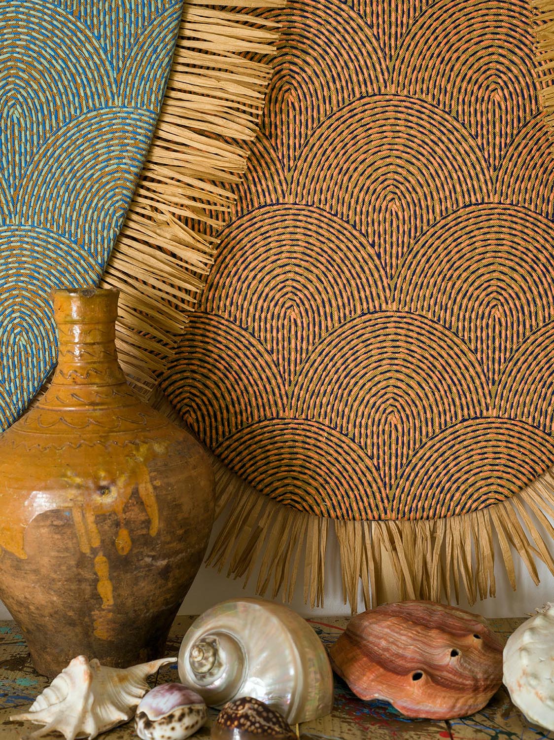 Tepoto Fabric by Pierre Frey shown in a room setting (view 2)