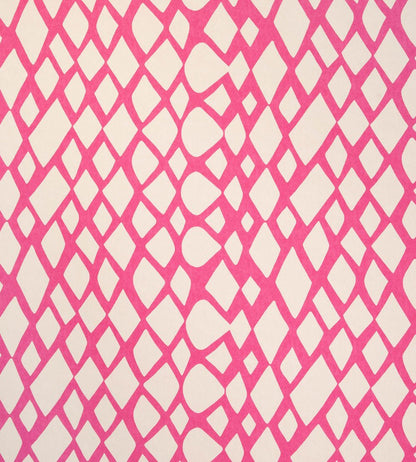 Tesserae Wallpaper by Christopher Farr Cloth Fuchsia