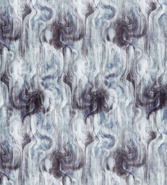 Tessuto Fabric by Clarke & Clarke Midnight/Silver