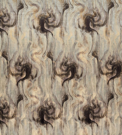 Tessuto Fabric by Clarke & Clarke Nero/Silver
