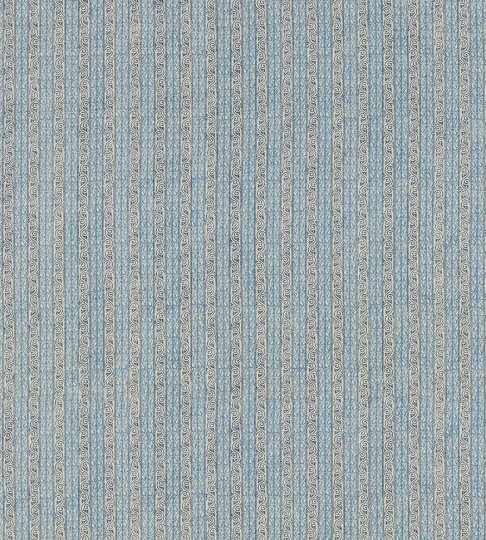 Tetbury Stripe Fabric by GP & J Baker Blue