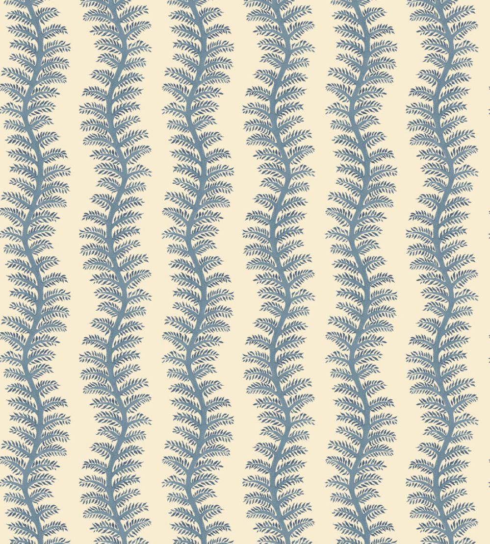 Tetbury Stripe Wallpaper by GP & J Baker Indigo