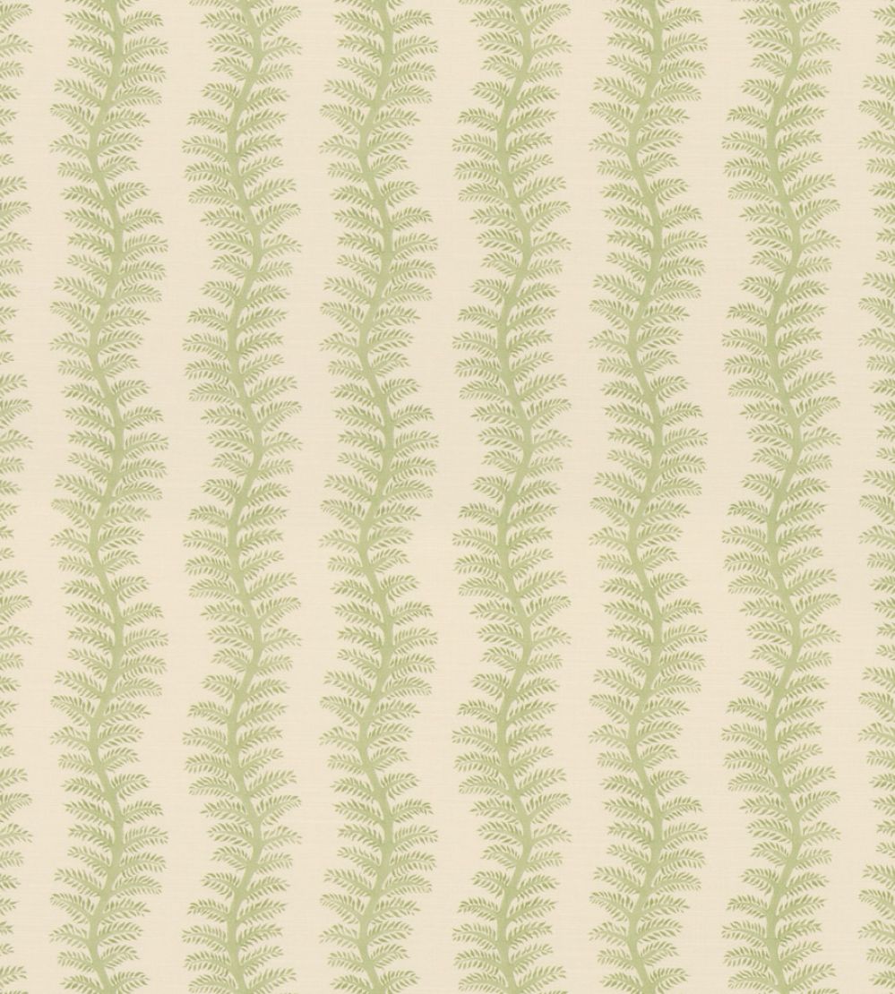 Tetbury Stripe Fabric by GP & J Baker Leaf Green