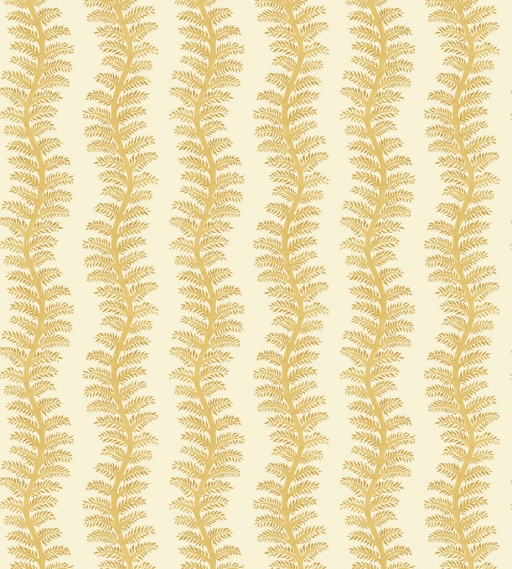 Tetbury Stripe Wallpaper by GP & J Baker Ochre