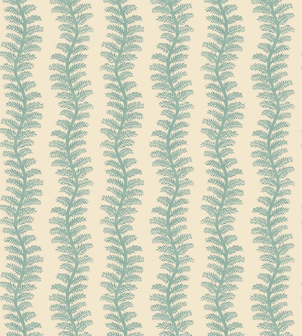 Tetbury Stripe Wallpaper by GP & J Baker Teal