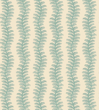 Tetbury Stripe Wallpaper by GP & J Baker Teal