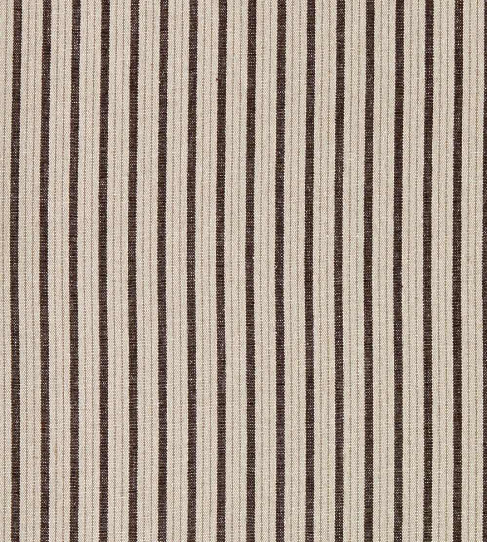 Tetbury Stripe Fabric by Sanderson Indian Oak