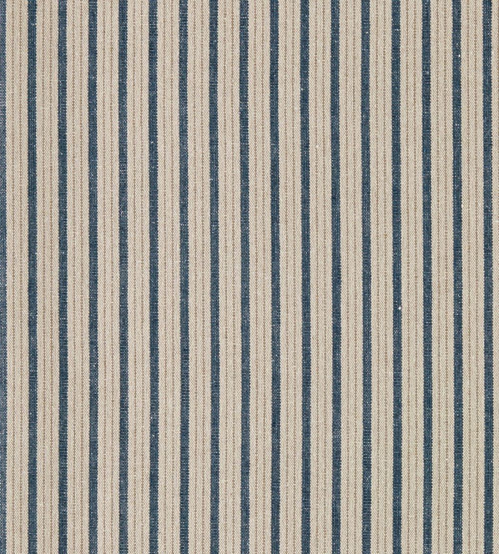 Tetbury Stripe Fabric by Sanderson Jodhpur Blue