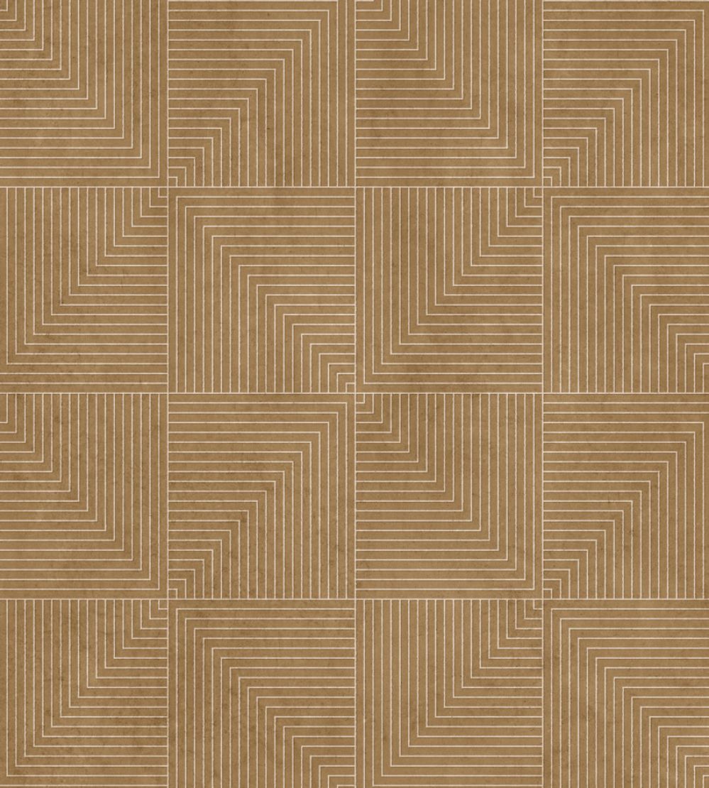Tetragonal Wallpaper by Coordonne Sand