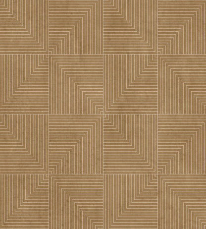 Tetragonal Wallpaper by Coordonne Sand