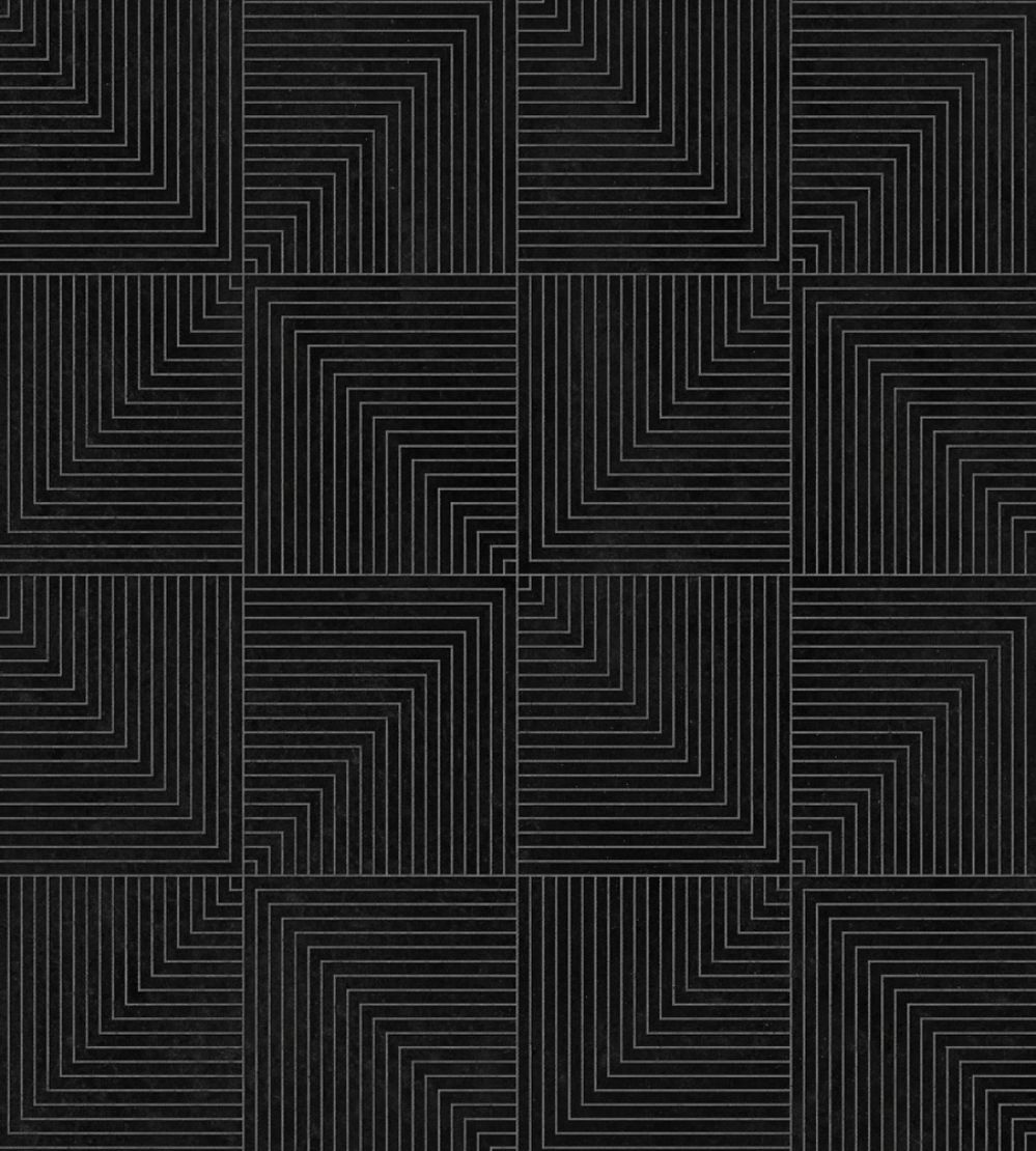Tetragonal Wallpaper by Coordonne Slate