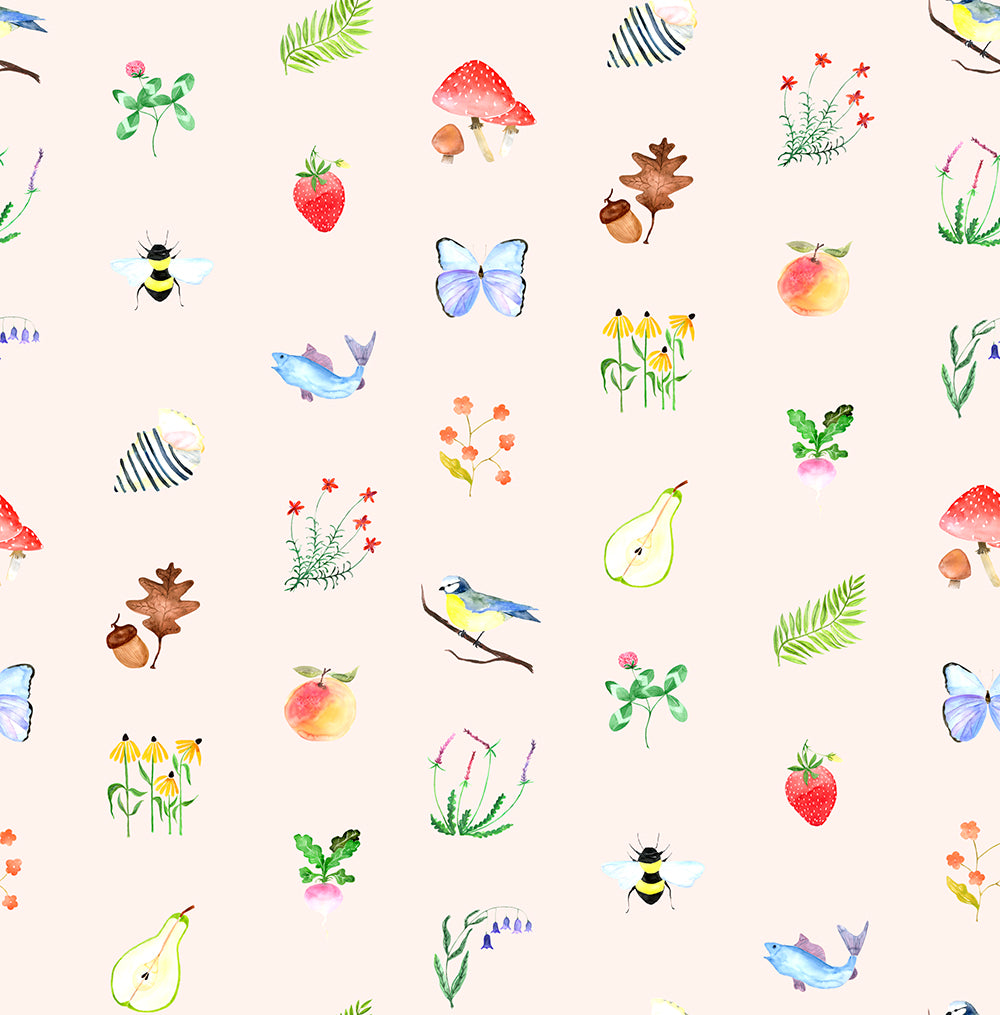 The Bee Strawberry mural by Bien Fait