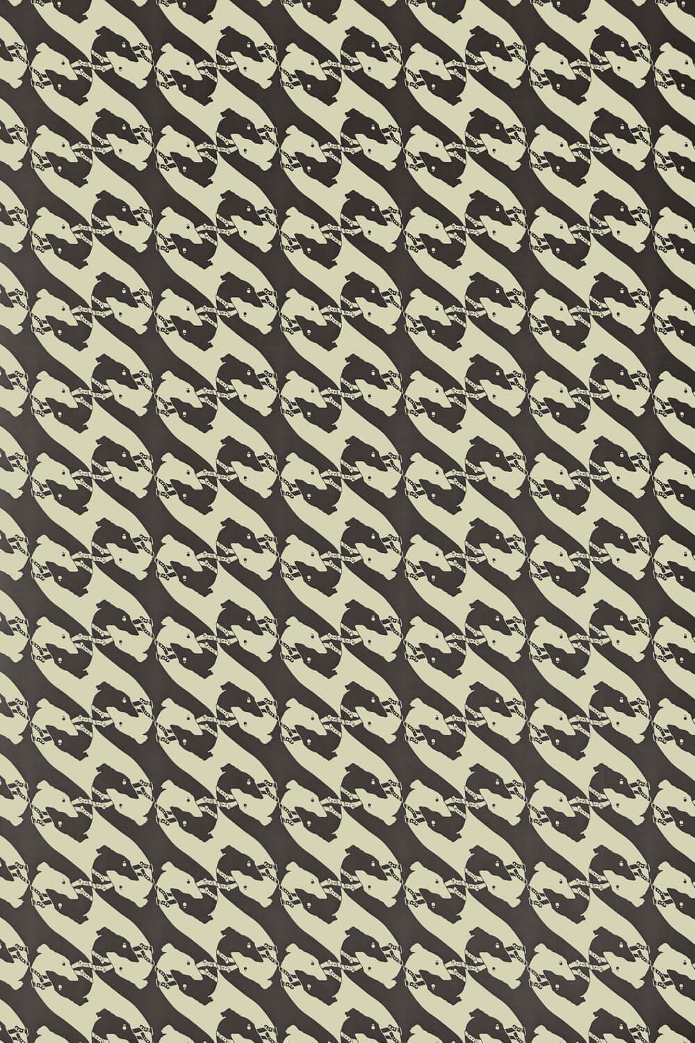 The Dogs Wallpaper by Barneby Gates Charcoal