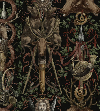 The Ganghofer Hunt Wallpaper by MINDTHEGAP Dark