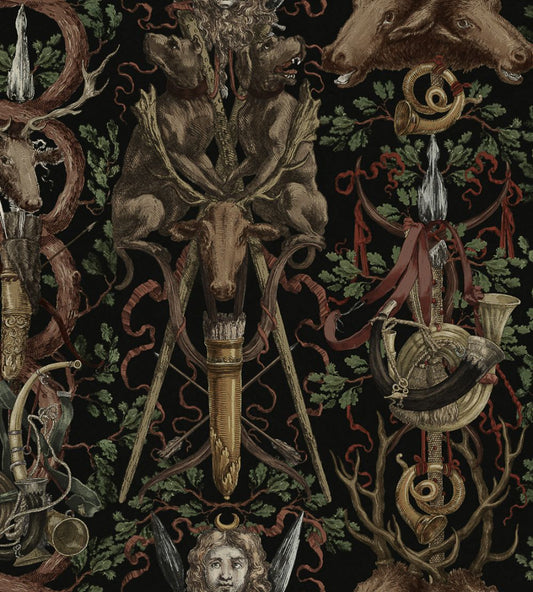 The Ganghofer Hunt Wallpaper by MINDTHEGAP Dark