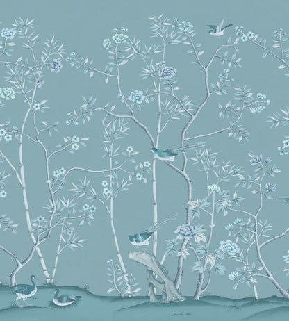 The Garden of Dreams Mural by Woodchip & Magnolia Teal