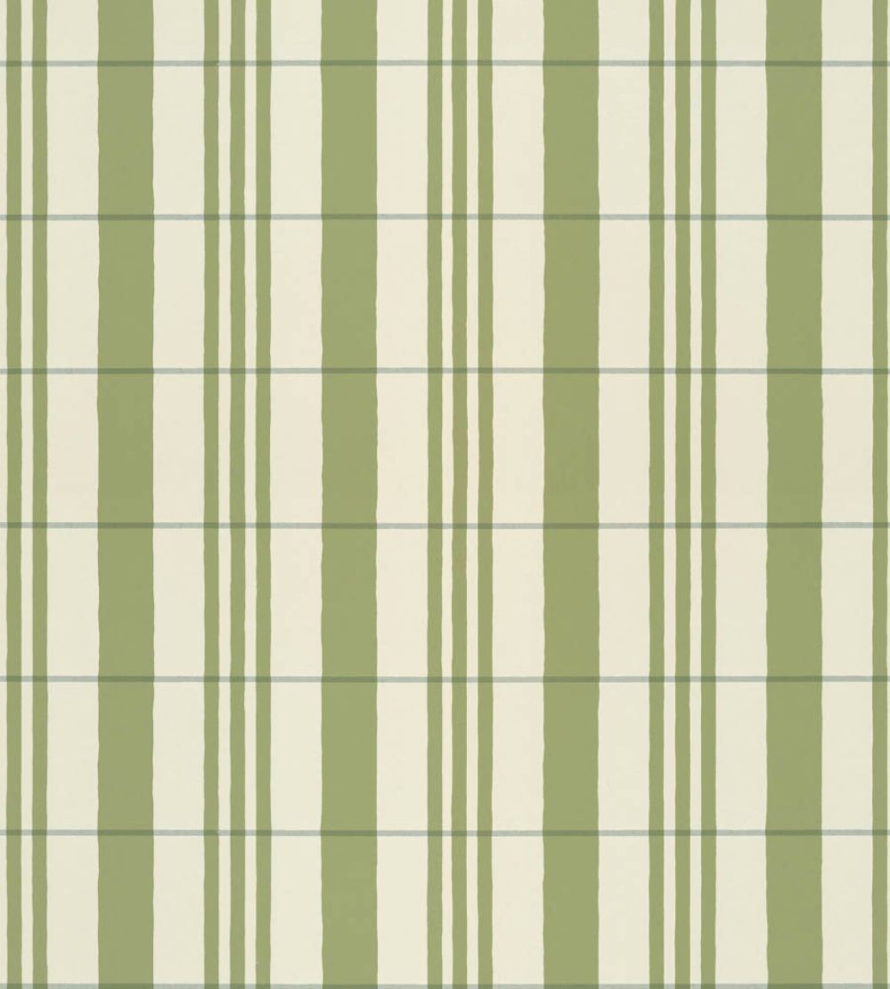 The Guards Tent Wallpaper by Langelid Von Bromssen Leaf Green