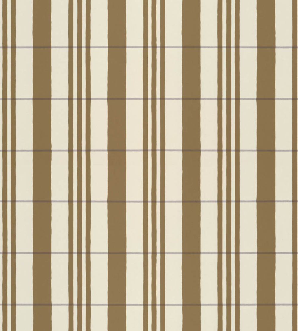 The Guards Tent Wallpaper by Langelid Von Bromssen Roasted Brown