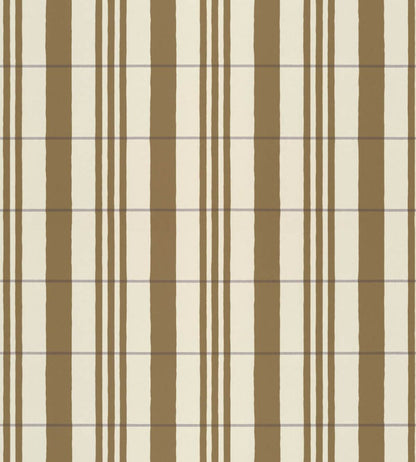 The Guards Tent Wallpaper by Langelid Von Bromssen Roasted Brown