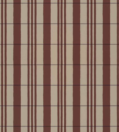 The Guards Tent Wallpaper by Langelid Von Bromssen Wine Red