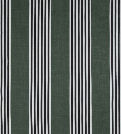 The Hudson Stripe Fabric by Christopher Farr Cloth Olive