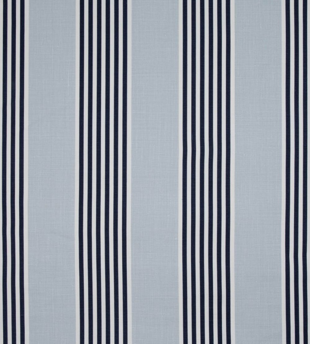 The Hudson Stripe Fabric by Christopher Farr Cloth Pale Blue